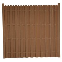 TOP MULTI WPC Sichtschutzzaun Gartenzaun mit Pfosten in...